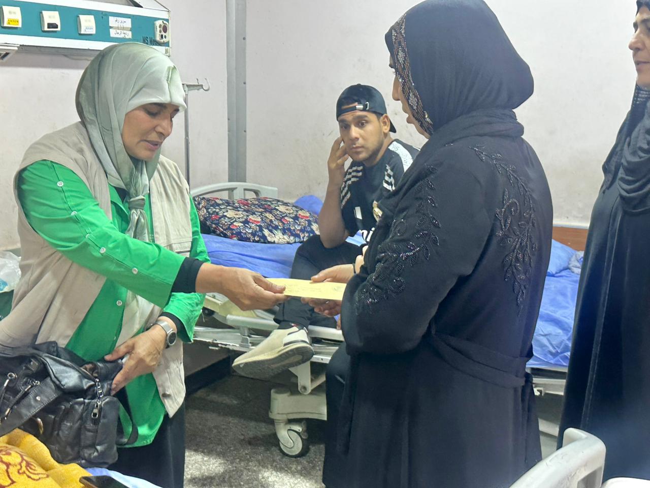 جهود المنظمة في مساعدة المرضى المحتاجين