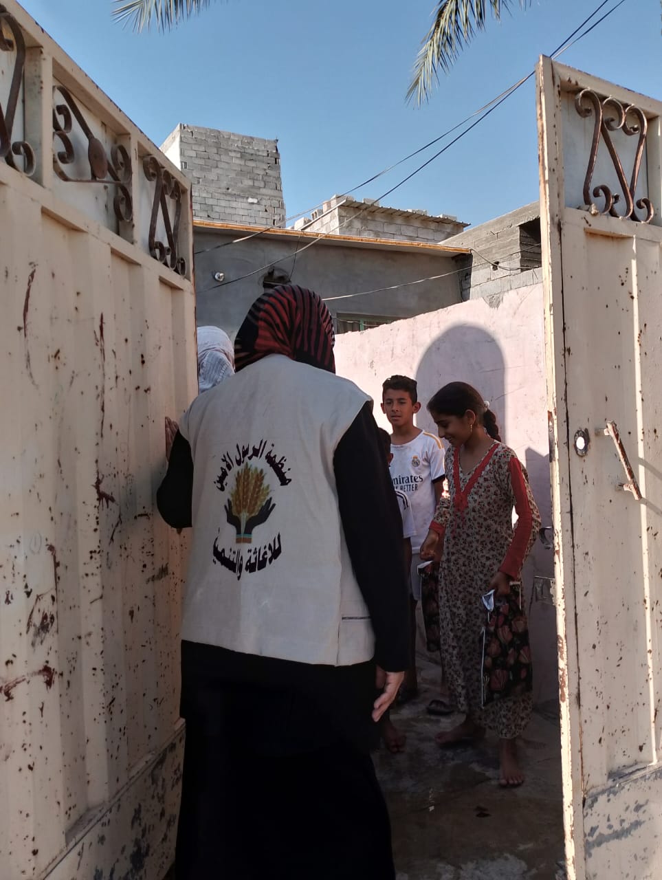 زيارة ميدانية الى العوائل المحتاجة